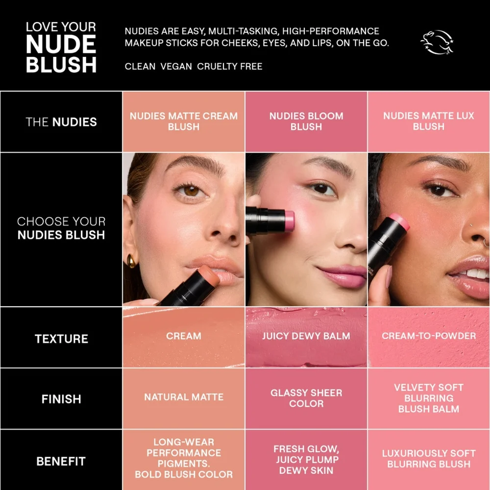 Nudestix Nudies Bloom Cream Blush in Crimson Lover (PLUM)